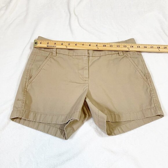 J.‎ Crew chino khaki 100% cotton 3" casual summer shorts - Size 2 - Picture 8 of 10